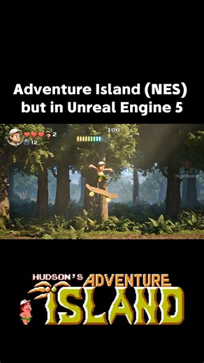 Adventure Island (NES) but in Unreal Engine 5 🌴 | HotHead GM