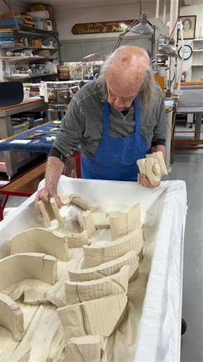 John Tilton on Instagram: "This is the continuing saga of getting the clay out of the clay drying rack and bringing it to homogenized and deaired throwing consistency. This porcelain is still very wet, but there are parts of it that are hard and today I wedged the hard and. the soft together as far as I could go. At the end, you will see that some of the pieces of clay in the clay drying rack still need to be left covered overnight. I wouldn’t leave them uncovered overnight because they might dr