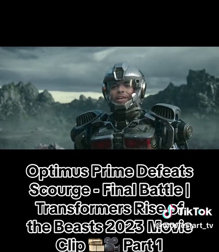 Optimus Prime Defeats Scourge - Transformers Rise of the Beasts 2023