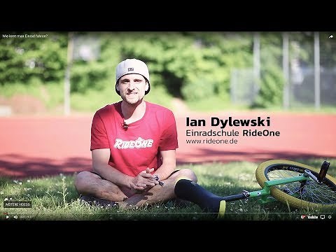 Wie lernt man Einrad fahren?