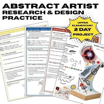 Abstract Artist Research & Design | Upper Elementary Art Project