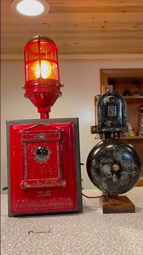 Gamewell Fire Alarm Vitaguard and Antique Edwards Bell.