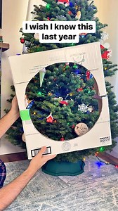 7.2M views · 31K reactions | Diy Christmas tree collar #diy #christmascrafts #treecollar #christmastree | Liz & Jeff | Facebook