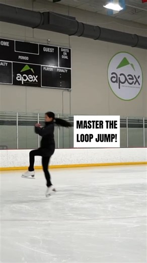 Coach Mary | Figure Skating Coach on Instagram: "Figure Skaters! ✨ Loop jump tips. Struggling with the loop jump? Make sure you are aligned off ice and staying over your right side jumping. Push strong through the toe for max height, while extending the skating hip, knee, and ankle. Want more drills like this?! Comment or DM “now” to access 400+ of my favorite figure skater on & off ice drills! Level up your ice skater training :) Skating made simple 😊 #iceskater #iceskating #figureskater #adul