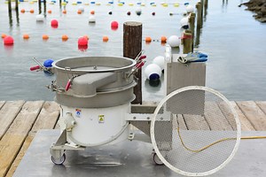 Hoopers Island Oyster Co. Seed Shaker Sorter Aquaculture Equipment