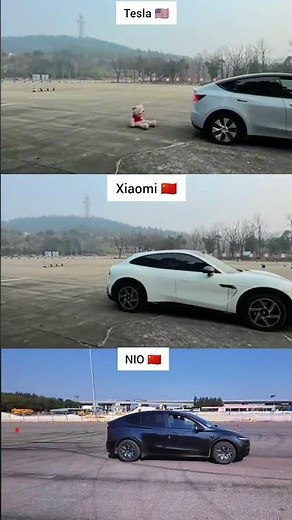 Emergency Braking Showdown: Tesla vs. Xiaomi vs. NIO!