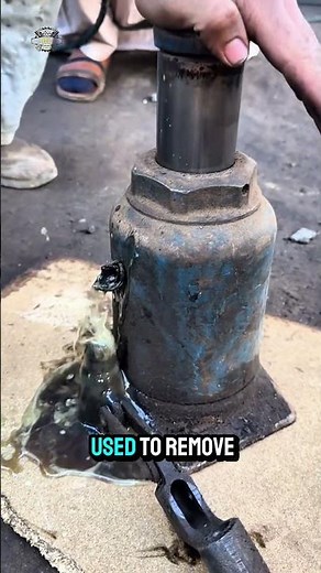 Bottle Jack Service Tutorial with Air Pressure #repair #jack #mechanic #ideas