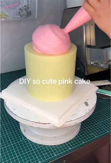 DIY Cute Pink Cake Decorating Tutorial