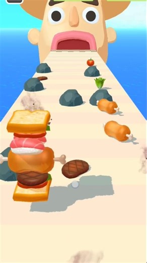 Funny Sandwich Runner Gameplay 😂🥪#usa