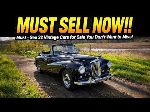 Must Sell Now by Owner – WHY SO CHEAP 22 Vintage Cars Priced to SELL FAST!