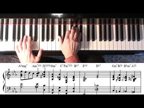 Jazz Piano College | open voicings, reharm | As Time Goes By