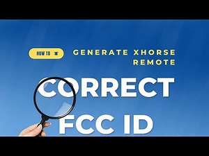 How to Generate Xhorse Remotes With Correct FCC ID# (2022)