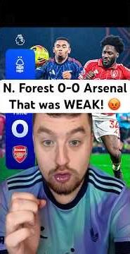 Nottingham Forest 0-0 Arsenal | Instant Reaction!