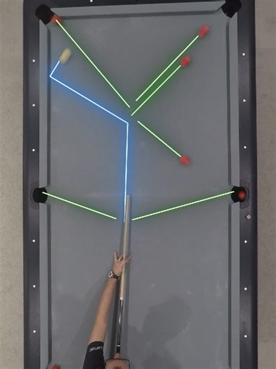 The story of how multiple balls trick shots are created 📐🎱❌✅#8ballpool #snooker #billiards