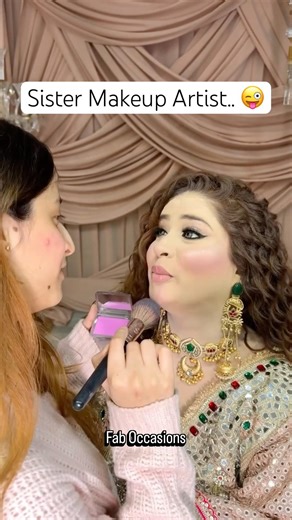 When your Sister is a Makeup Artist | Bridal Makeup | Sister Attitude | Makeup Tutorial | Sister Fun