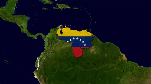 Venezuela, Venezuela Map, Venezuela Flag. Free Stock Video