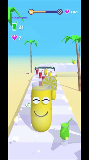 Gameplay top mobile games Relaxing n satisfying game iOS/ANDROID JUICE RUN #shorts Level 22