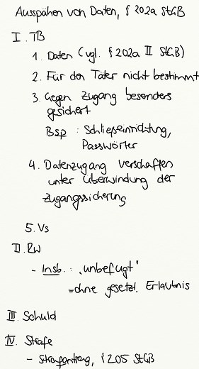 Ausspähen von Daten, § 202a StGB - Exkurs - Jura Online
