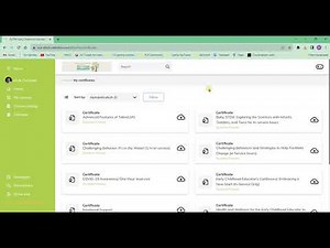 Find and Download your training certificates (new look)