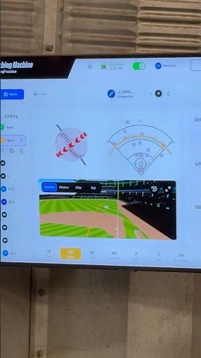 Crushed it! 🚀 A big double on the Rapsodo—exit velo up, gap power locked in! #baseball #fyp #10u