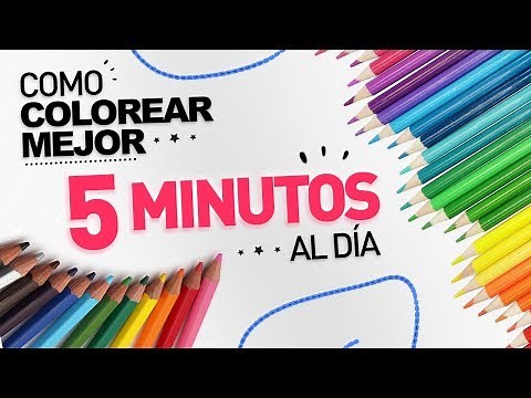Lapices de Colores Como COLOREAR MEJOR en 5 MINUTOS Paso a Paso