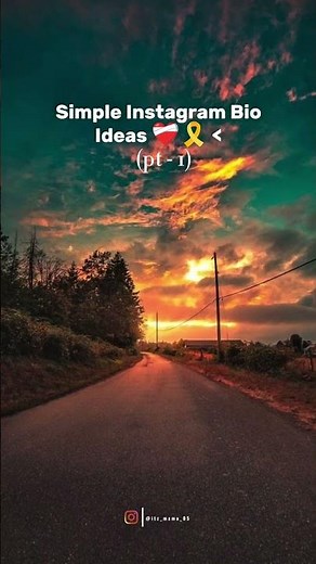 Simple Instagram Bio ideas | Best simple bio 🫵🏻 #instagram #love #trend #viralvideo #art #ideas