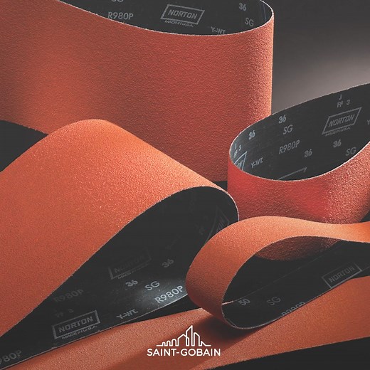 160K views · 225 reactions | [#SGSolution] Transform your projects with Norton Abrasives sanding belts!  Looking for a helping hand on your metal or wood projects? Norton has you covered with a wide range of sanding belts designed for all machine types and applications. ✨ Featuring edge-to-edge joints, they’re super easy to install and offer unmatched user comfort. Efficiency, quality, and simplicity all come together to take your projects to the next level! | Saint-Gobain | Facebook