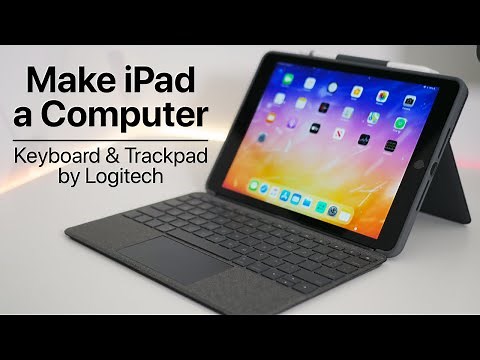 Logitech Trackpad and Keyboard for iPad - Unboxing and Review