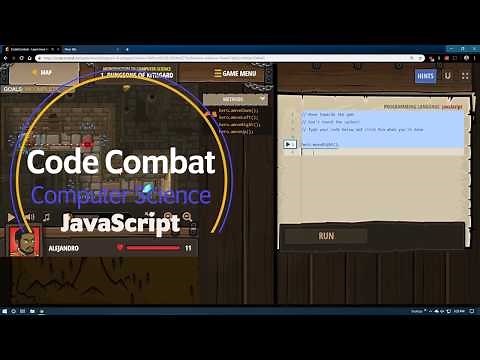 Code Combat - Level 1 Dungeons of Kithgard JavaScript Tutorial