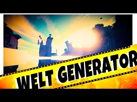 ► NEU in Minecraft ◄ CUSTOM WORLD GENERATOR Funktions Tutorial ↓ "Angepasst" German Deutsch