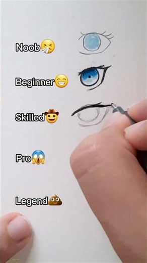 How to Draw Anime Eye #shorts
