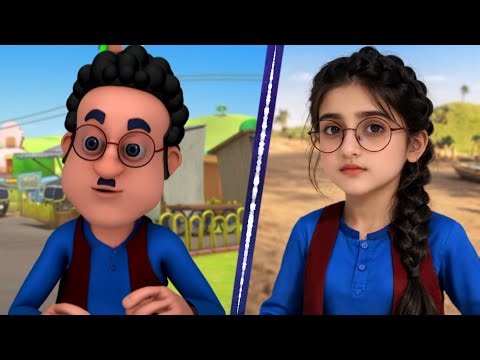 Motu_Patlu_Cartoon_In_Real_Life_But_Female_Version | #cartoon #motupatlu #trending #motu