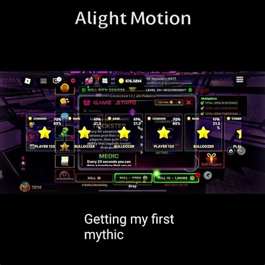 Getting a mythic