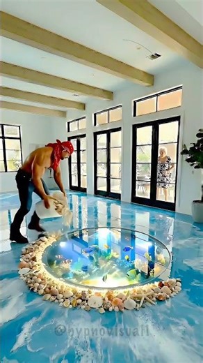 THIS FLOOR IS JUST CRAZY 😱 Epoxy marine floor “Ocean Aquarium”