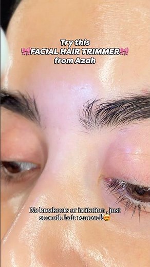 Painless Facial Hair Trimmer for Women from AZAH!🎀 #facialhairremoval #faceshaving #hairremoval