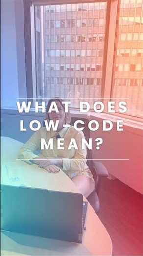 What does low-code mean?