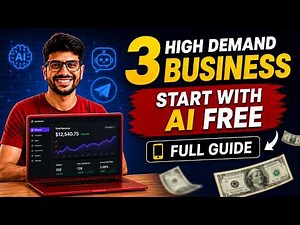 3 High-Demand AI Business Ideas to Make Money Online | No Investment | Full Guide