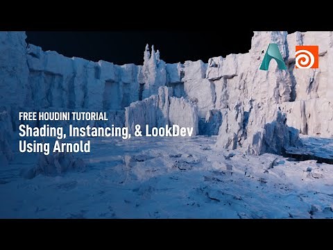 Free Houdini Tutorial: Shading, Instancing, and LookDev Using Arnold​
