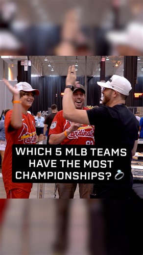 Name the #Top5 MLB Teams with the most championships 💍 #rings #mlb #championships #worldseries #trivia #baseballtrivia #baseball #thehobby #thenational | Pristine Auction