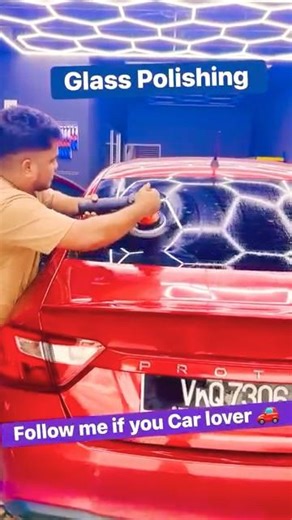 Glass Polishing | Crystal Clear Vision ✨ #automobile