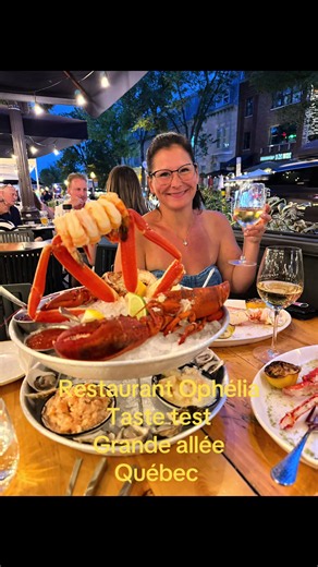 Seafood Taste Test at Restaurant Ophélia Grande Allée Québec
