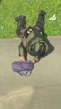 Video shows bomb squad response after threat in Biscayne Boulevard
