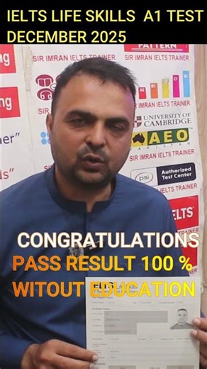 a1 English test for UK spouse visa-ielts life skills result pass by Italy return sts|exam day topics