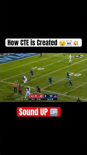 How CTE is Created 😵☠️💥 #uflfootball #shorts #footballshorts #ufl #cte #uflhighlights #ufl2026