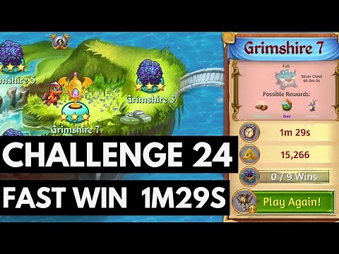 Merge Dragons Challenge 24 • 1m29s FAST Win ☆☆☆