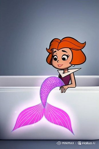 Jane jetson (from the Jetsons) mermaid transformation video #1
