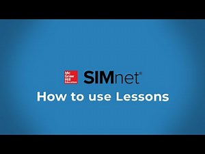 How to use SIMnet Lessons