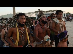 Indigenous people protest ahead of landmark ruling on land claims in Brazil • FRANCE 24 English