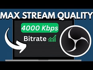 How to Set Bitrate in OBS Studio for Streaming
