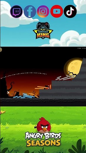 Angry Birds Seasons: Trick or Treat (Level 2) Walkthrough Perfect 3 Stars!